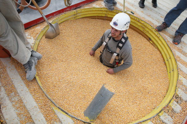 Grain Bin Rescue Training 6 2.26.15.jpg